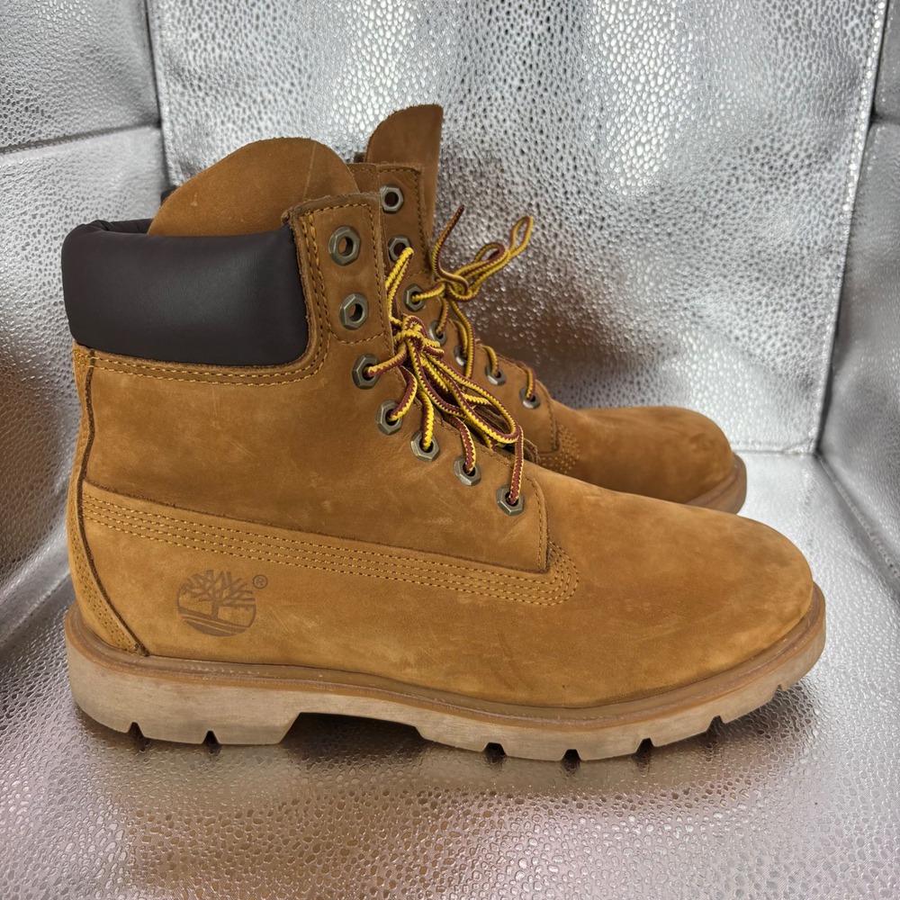 Timberland 6 Inch Premium Waterproof Boots Wheat Nubuck 19076 Mens 7.5 M